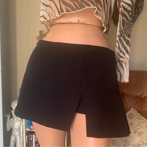 I.AM.GIA Black Micro-Mini Skort